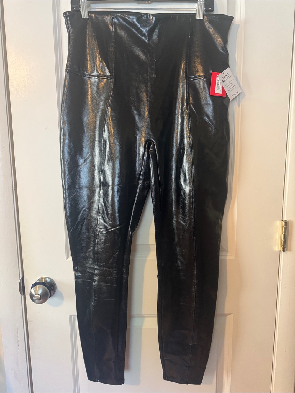 NEW Spanx don’t Faux get it Leather Leggings Women Size 1X Black